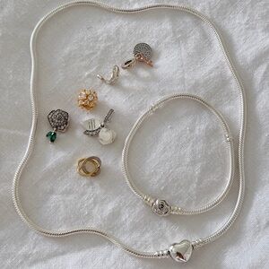 Pandora Silver Jewelry Set